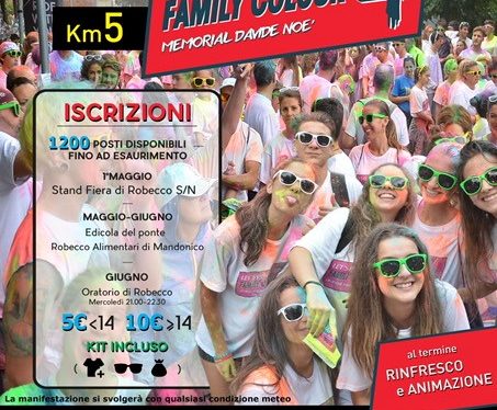 Conto alla rovescia per la 4ª Family Colour
